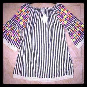 Floral Striped Dress